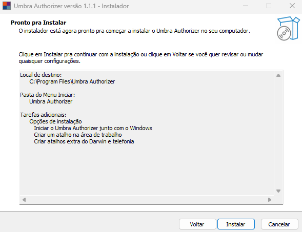Configuração de Integração